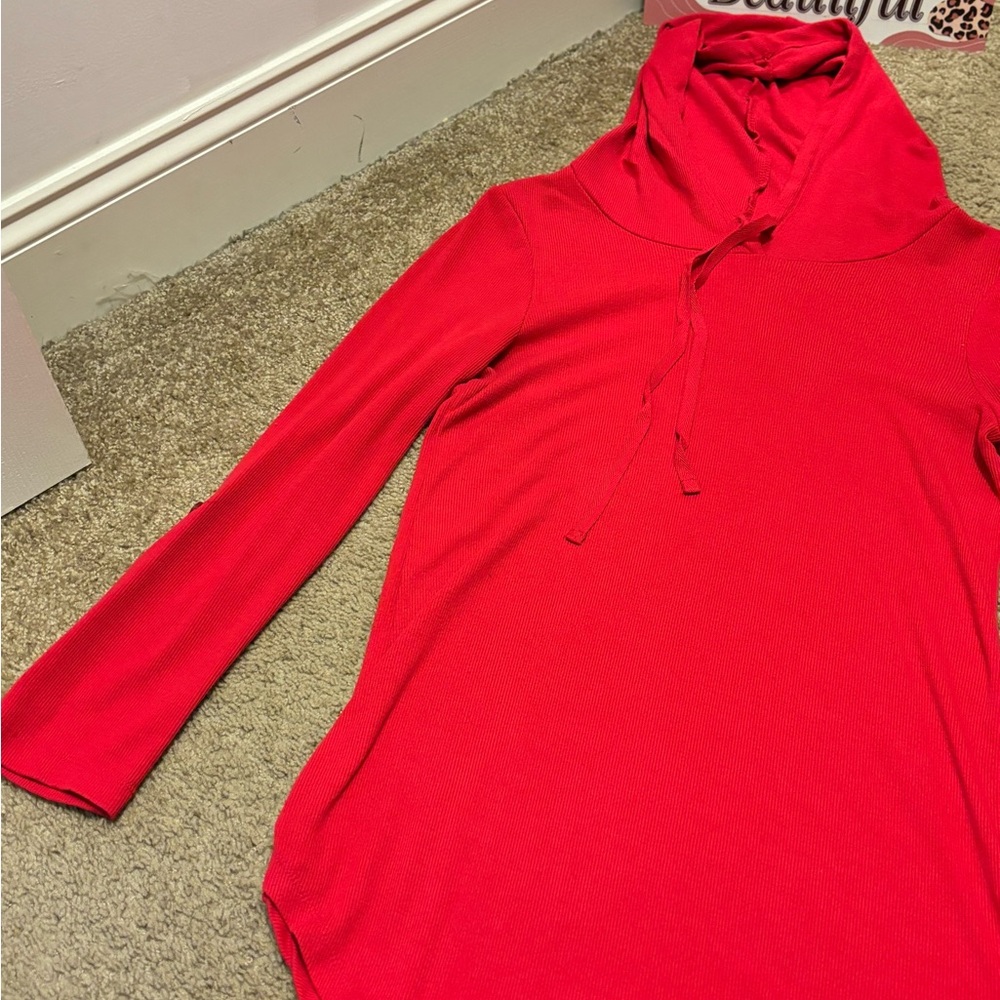 No Boundaries Long sleeve-3/4 in sleeve rolled up Hoodie